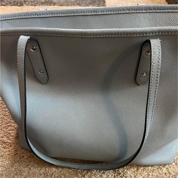 Light Blue Used Coach Purse - Picture 3 of 9